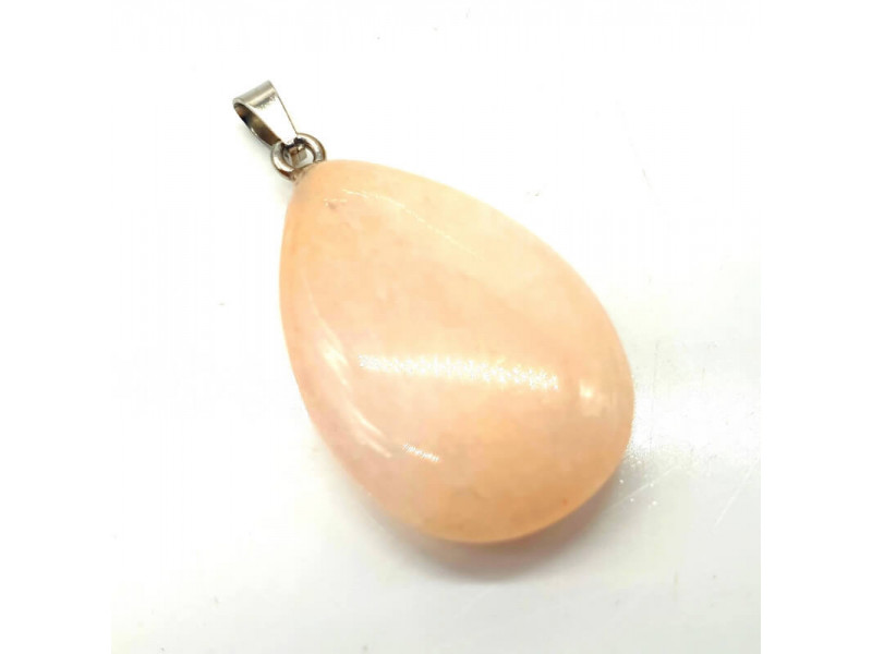 Pendentif Larme Aventurine Rose Pas Cher