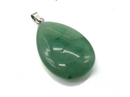 Pendentif Larme Aventurine Verte Pas Cher