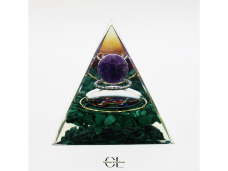Orgonite pyramide Amethyste Pas Cher | Livraison Rapide