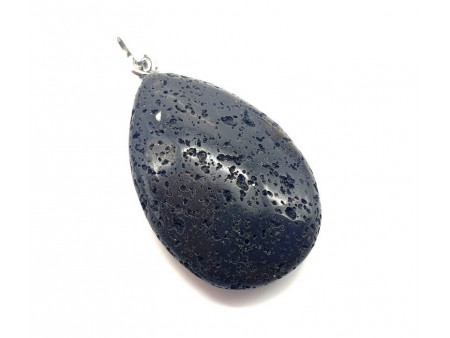 Pendentif Larme Pierre de Lave Pas Cher