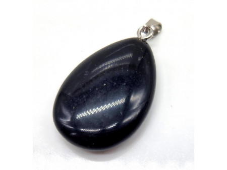 Pendentif Larme Obsidienne Noire Pas Cher