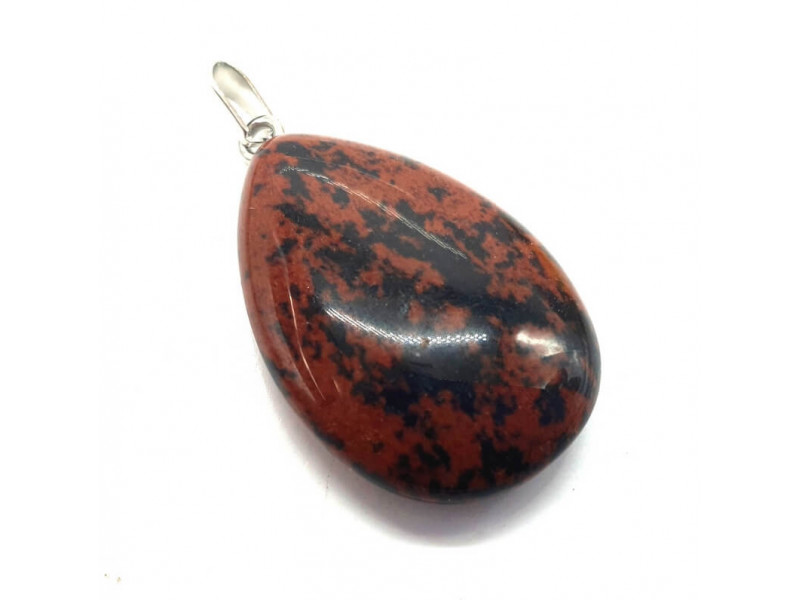 Pendentif Larme Obsidienne Mahogany Pas Cher