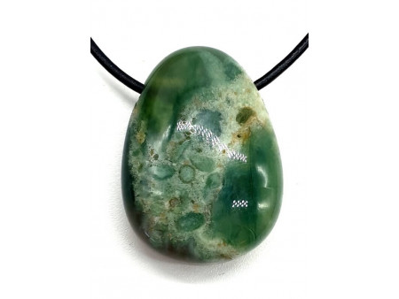 Agate Mousse roulée Percée Pas Cher