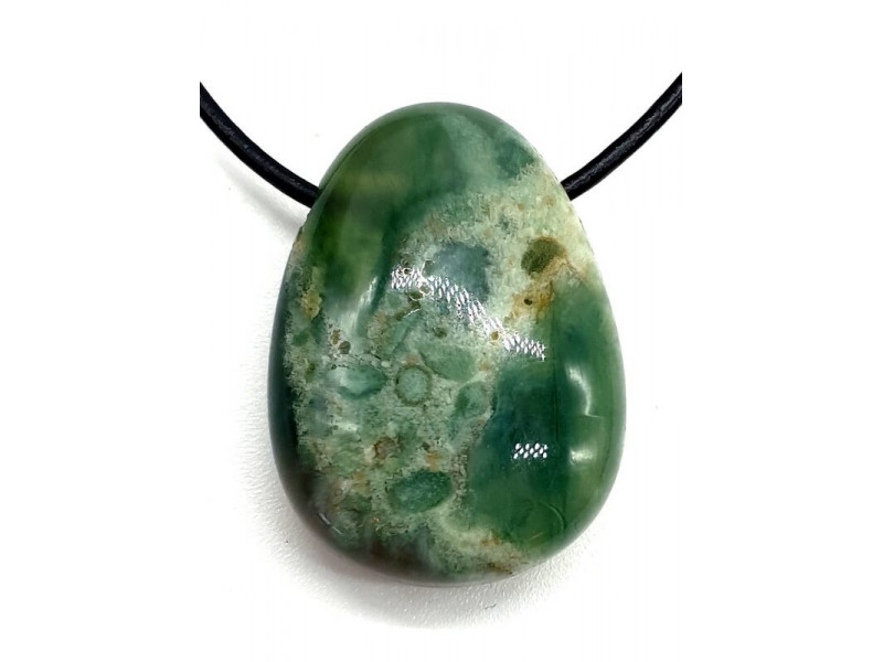 Agate Mousse roulée Percée Pas Cher