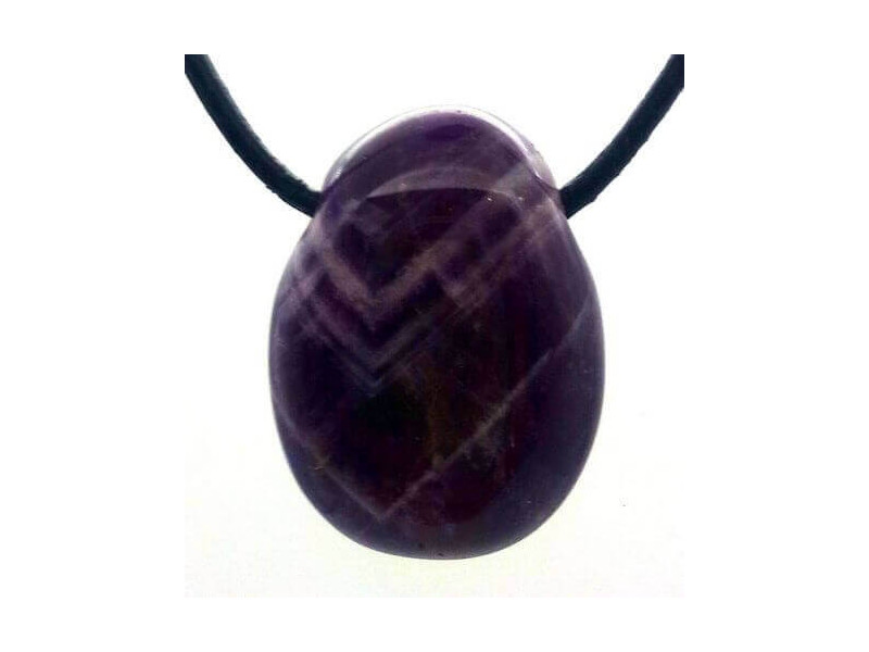 Améthyste Chevron roulée Percée Pas Cher