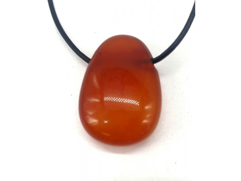 Cornaline roulée Percée Pas Cher