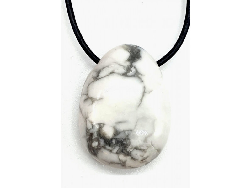 Howlite roulée Percée Pas Cher