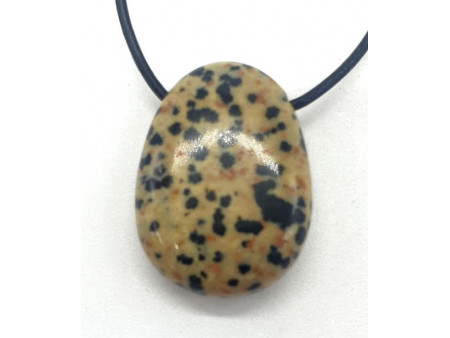 Jaspe Dalmatien roulée Percée Pas Cher