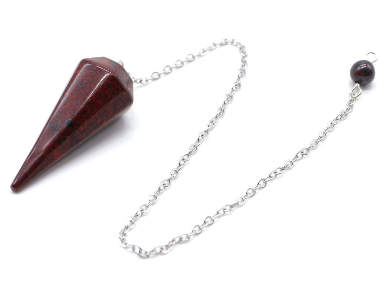 Pendule conique Jaspe Arc-en-ciel Pas Cher