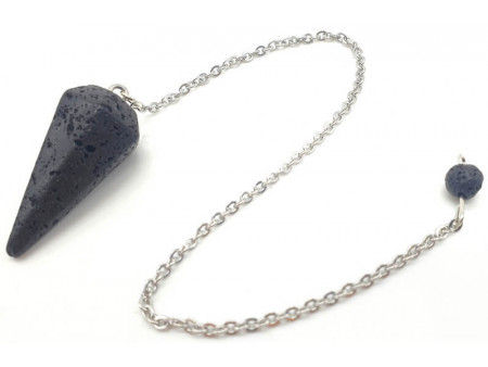 Pendule conique Pierre de Lave Pas Cher