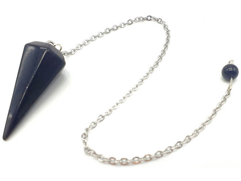 Pendule conique Obsidienne Noire Pas Cher