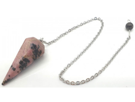 Pendule conique Rhodonite Pas Cher