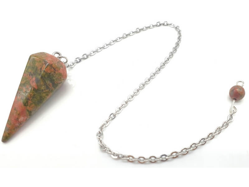 Pendule conique Unakite Pas Cher