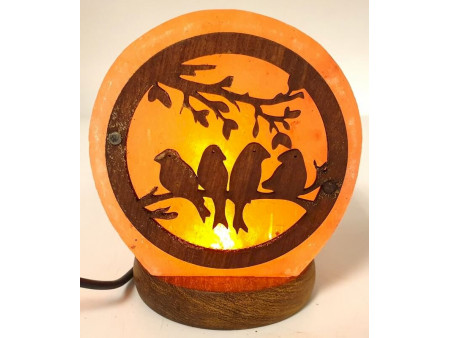 Mini Lampe de Sel Oiseaux  Pas Cher - Paiement Sécurisé