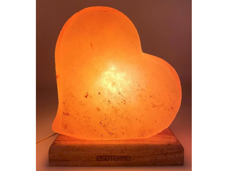 Lampe de Sel Himalaya Cœur DESIGN Pas Cher - Paiement Sécurisé