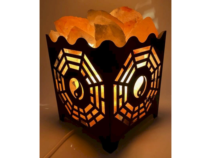 Lampe de Sel  Panier  Ying-Yang Pas Cher - Paiement Sécurisé