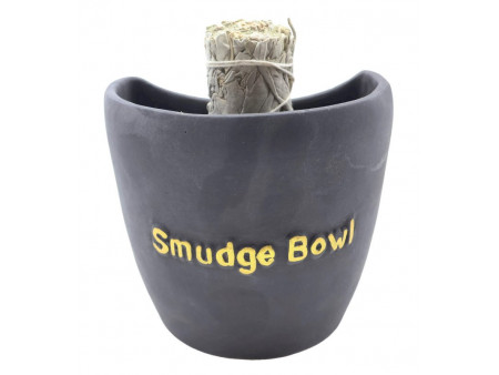 Bol Fumigation Terre Cuite Noir Pas Cher | Pierre & Beaute