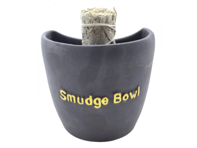 Bol Fumigation Terre Cuite Noir Pas Cher | Pierre & Beaute