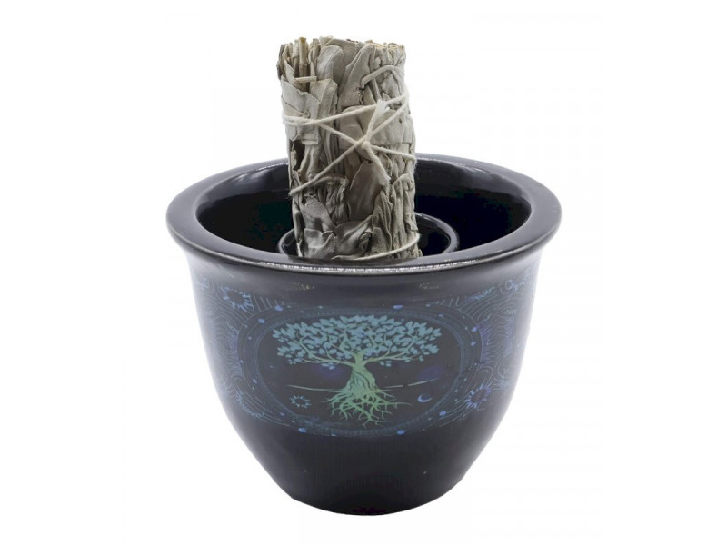 Bol Fumigation Céramique Arbre de Vie Pas Cher | Pierre & Beaute