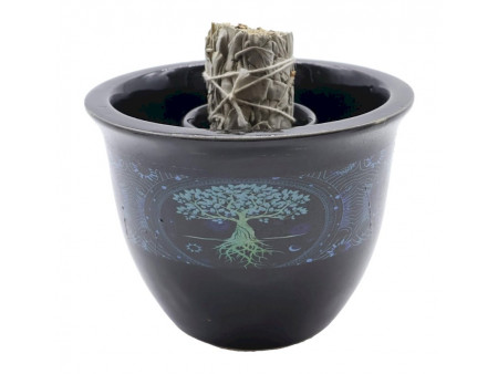 Bol Fumigation Céramique Arbre de Vie Pas Cher | Pierre & Beaute