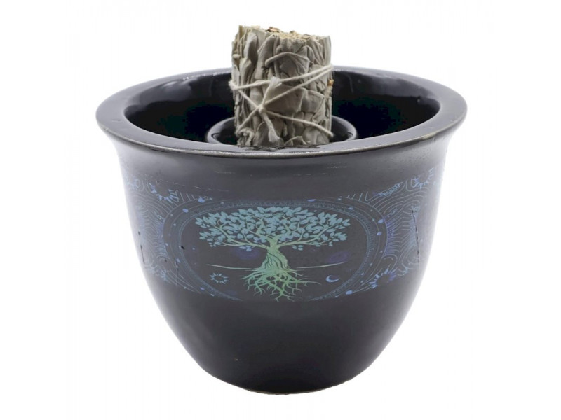 Bol Fumigation Céramique Arbre de Vie Pas Cher | Pierre & Beaute