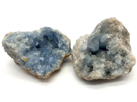 Druses de Célestine Naturelle – Lot 2KG | Pierre & Beauté