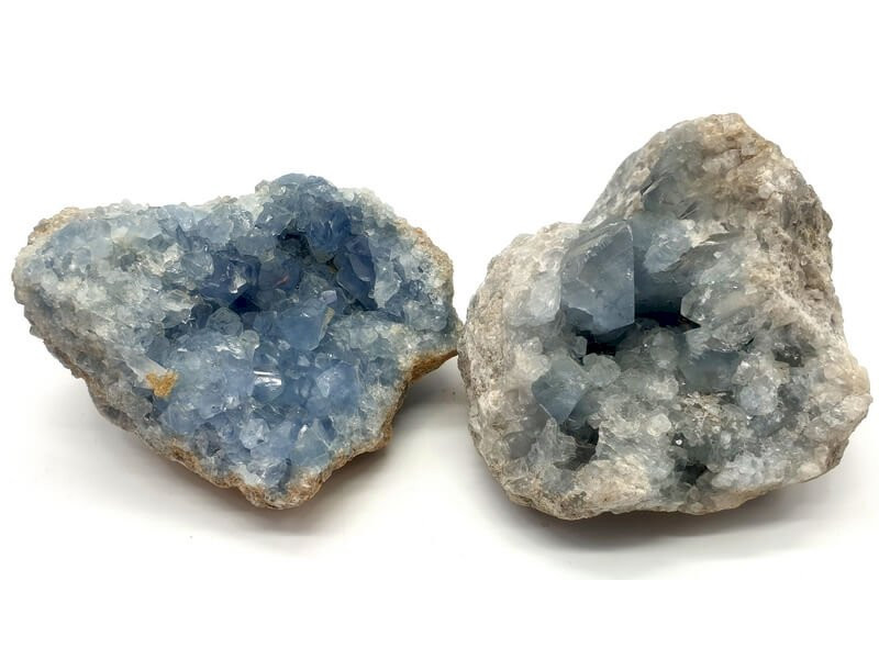 Druses de Célestine Naturelle – Lot 2KG | Pierre & Beauté