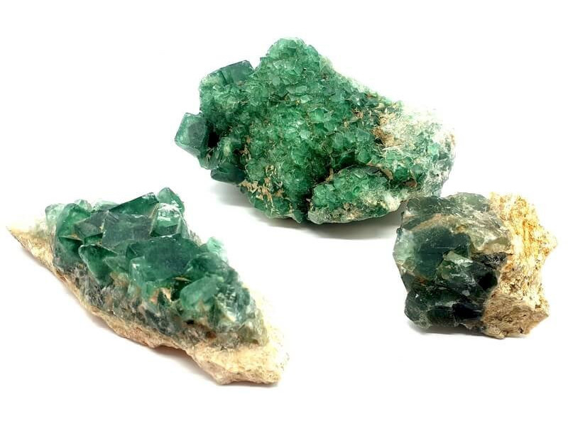 Druses Fluorite Verte Naturelle – Lot 1KG | Pierre & Beauté