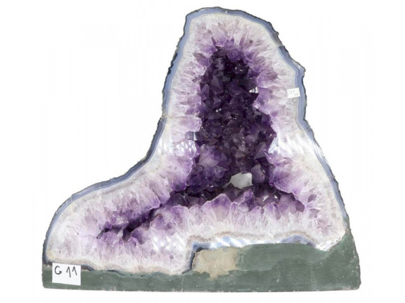 Géode Améthyste du Brésil A – 29.5KG | Cristaux Naturels de Sérénité