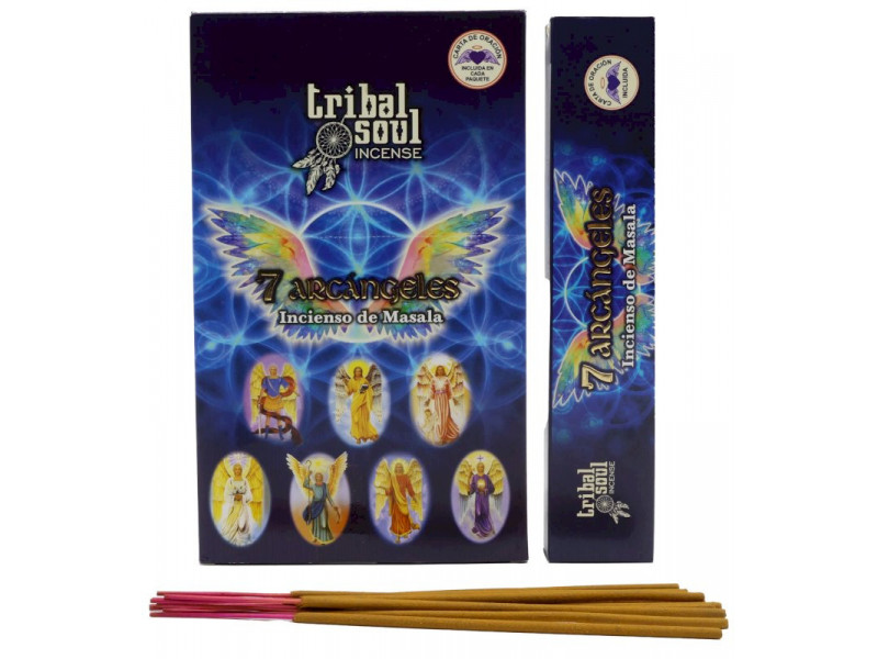 Encens Tribal Soul 7 Archanges pas cher / Boîtes de 12 Paquets de 15g