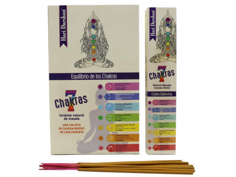 Encens Tribal Soul 7 Chakras pas cher / Boîtes de 12 Paquets de 15g
