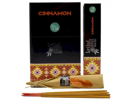 Encens Tribal Soul Cannelle pas cher / Boîtes de 12 Paquets de 15g