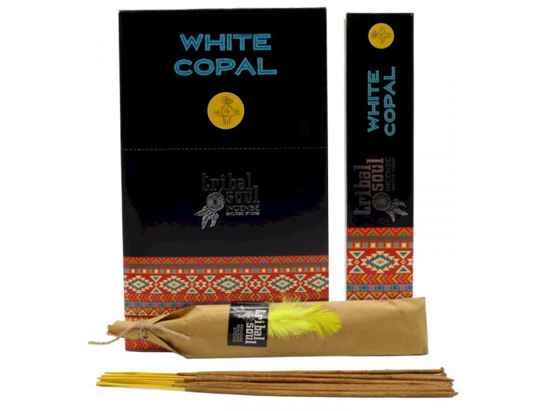 Encens Tribal Soul Copal Blanc pas cher / Boîtes de 12 Paquets de 15g