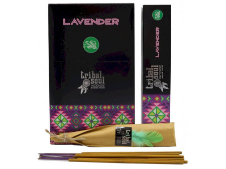 Encens Tribal Soul Lavande pas cher / Boîtes de 12 Paquets de 15g