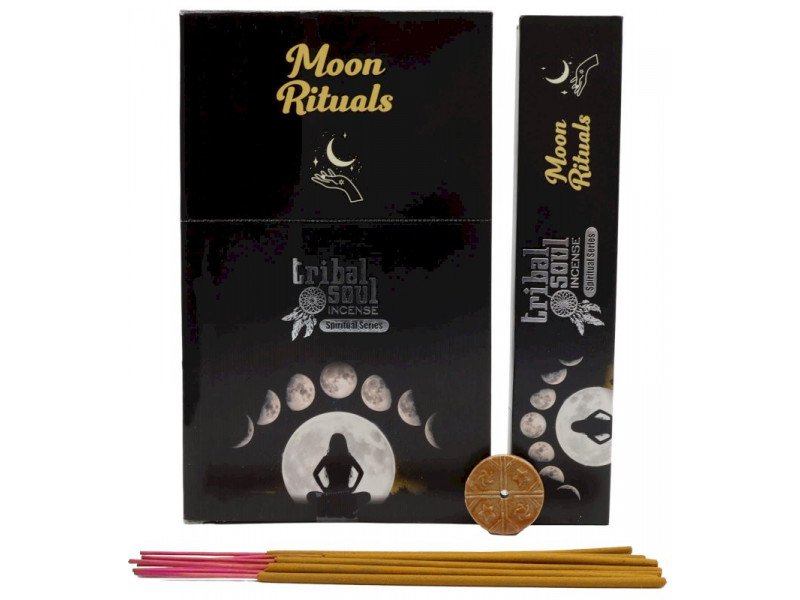 Encens Tribal Soul Rituels de Lune pas cher / Boîtes de 12 Paquets de 15g