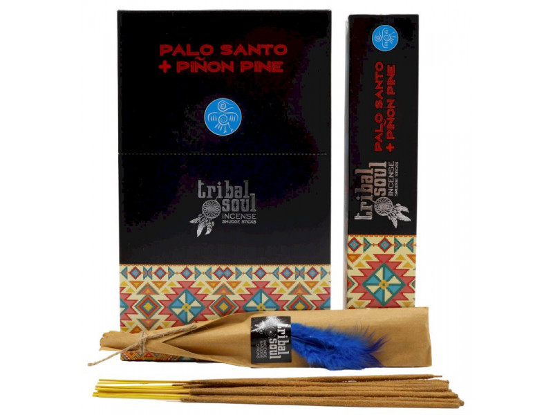 Encens Tribal Soul  Palo Santo & Pin pas cher / Boîtes de 12 Paquets de 15g