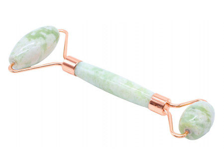 Double Rouleau de Massage Jade Verte pas cher