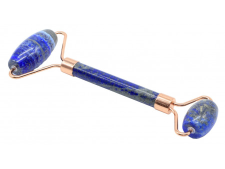 Double Rouleau de Massage Lapis Lazuli pas cher