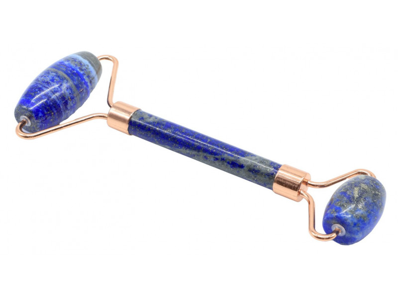Double Rouleau de Massage Lapis Lazuli pas cher