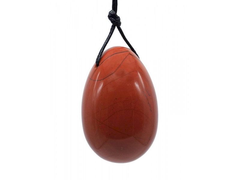 Œuf de Yoni Jaspe Rouge 4.5cm pas cher | Pierre & Beauté