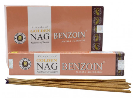 Encens Golden Benjoin 15g – Encens Naturel pour Méditation