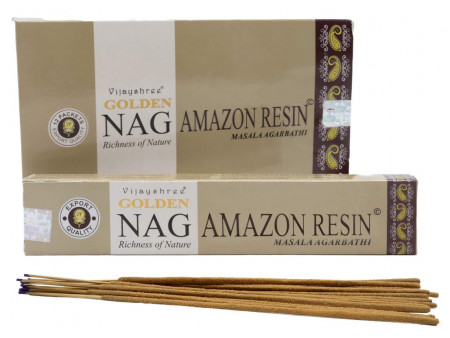 Encens Golden Breu d'Amazonie 15g – Encens Naturel pour Méditation