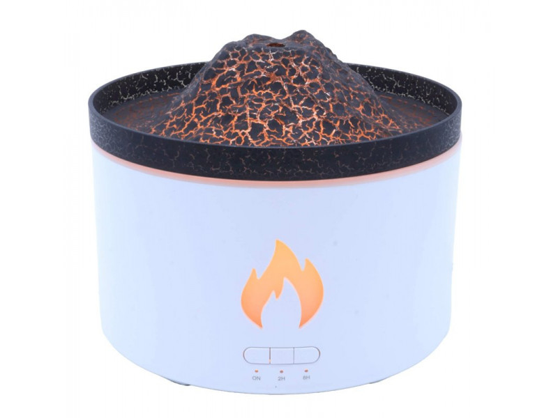Diffuseur huiles essentielles Volcan 17 cm, diffusion douce pour ambiance zen, relaxante et énergisante