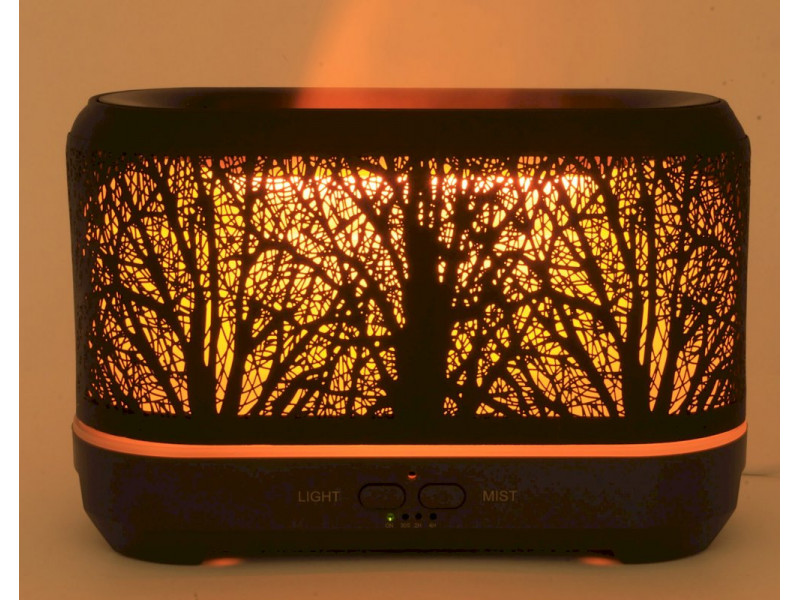 Diffuseur d’huiles essentielles Feu de Forêt 20 cm – effet flamme naturel et ambiance chaleureuse