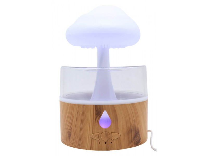 Diffuseur d’huiles essentielles champignon de pluie 26 cm – ambiance naturelle et relaxante