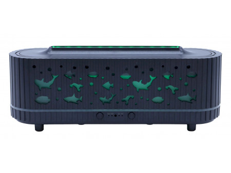 Diffuseur d’huiles essentielles rectangle aquarium 25 cm – design marin et ambiance relaxante