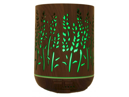 Diffuseur d’huiles essentielles cylindre noir roseaux 17 cm – design zen et ambiance naturelle