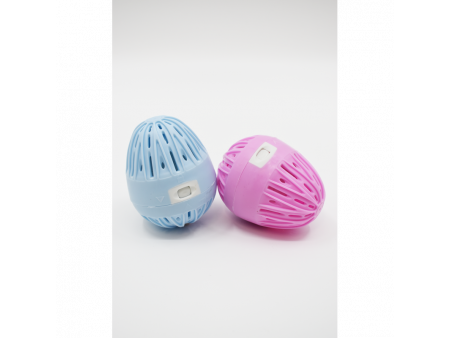 Boule de lavage machine à laver rose + recharge - senteur printanière