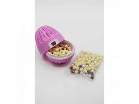 Boule de lavage machine à laver rose + recharge - Sans odeur