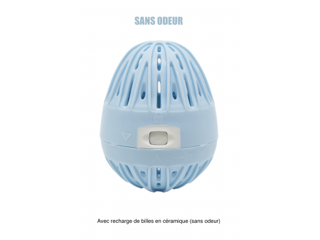 Boule de lavage machine à laver bleue + recharge - Sans odeur